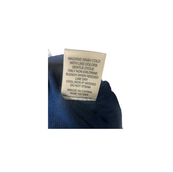 Current Air Los Angeles blue midi dress flutter sleeves flower pattern size xs - Picture 6 of 7